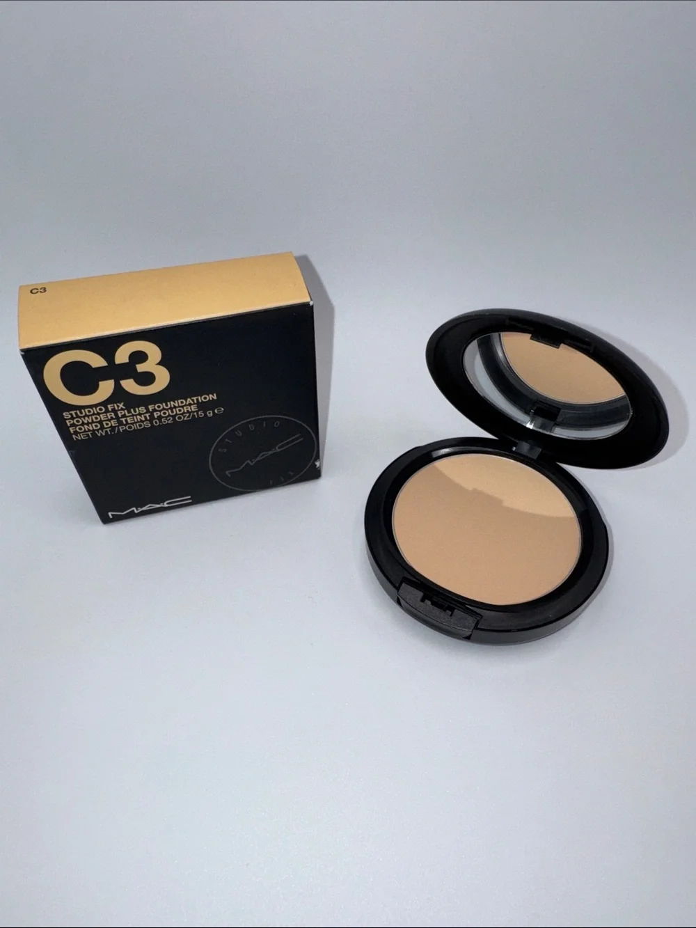 ๐ MAC Studio Fix Powder Plus Foundation C3 Original Formula 15g NIB - Picture 1 of 3
